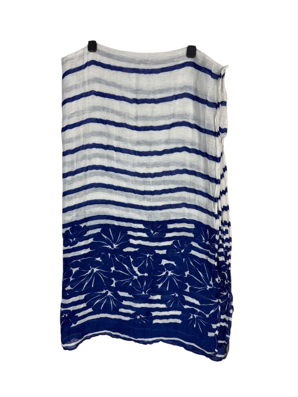 Tommy Bahama Striped  and Floral edges Lightweight Scarf/beach cover up